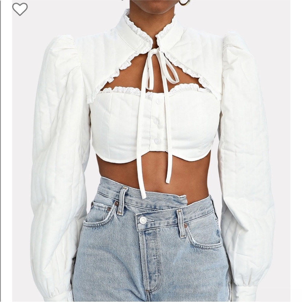 Simonett Cottage Core Crop Top